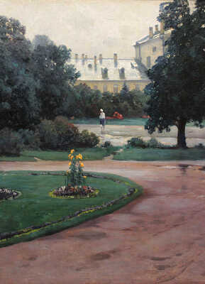 Крыжицкий Константин Яковлевич. В усадебном парке. После дождя